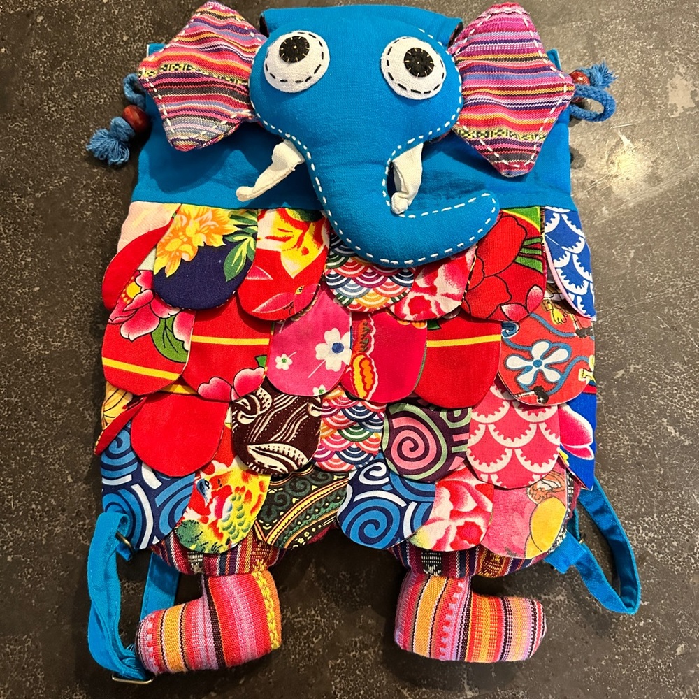 Colorful Elephant Backpack